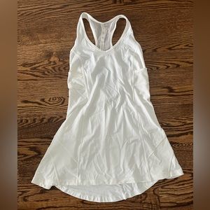 New without tags Lululemon White Tennis Dress Size 8 Summer Pickleball Sporty